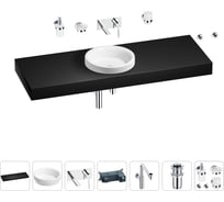 Комплект мебели для ванной комнаты Wellsee Genuine Tree с раковиной 201016106