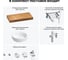 Комплект мебели для ванной комнаты Wellsee Genuine Tree с раковиной 201015806 8