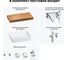 Комплект мебели для ванной комнаты с раковиной Wellsee Genuine Tree 201017366 8