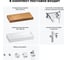 Комплект мебели для ванной комнаты Wellsee Genuine Tree с раковиной 201017726 8
