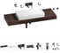 Комплект мебели для ванной комнаты с раковиной Wellsee Genuine Tree 201017987 1