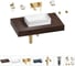Комплект мебели для ванной комнаты с раковиной Wellsee Genuine Tree 201016888 1