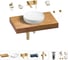 Комплект мебели для ванной комнаты Wellsee Genuine Tree с раковиной 201016168 1