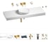Комплект мебели для ванной комнаты Wellsee Genuine Tree с раковиной 201016568 1
