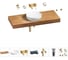 Комплект мебели для ванной комнаты Wellsee Genuine Tree с раковиной 201016408 1