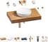 Комплект мебели для ванной комнаты Wellsee Genuine Tree с раковиной 201016169 1