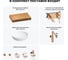 Комплект мебели для ванной комнаты Wellsee Genuine Tree с раковиной 201016169 8