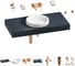 Комплект мебели для ванной комнаты с раковиной Wellsee Genuine Tree 201015789 1
