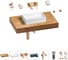 Комплект мебели для ванной комнаты с раковиной Wellsee Genuine Tree 201016874 1