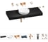 Комплект мебели для ванной комнаты Wellsee Genuine Tree с раковиной 201016469 1