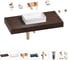 Комплект мебели для ванной комнаты с раковиной Wellsee Genuine Tree 201016979 1