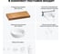 Комплект мебели для ванной комнаты Wellsee Genuine Tree с раковиной 201015810 8