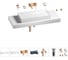 Комплект мебели для ванной комнаты Wellsee Genuine Tree с раковиной 201017889 1