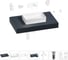Комплект мебели для ванной комнаты с раковиной Wellsee Genuine Tree 201016860 1