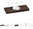 Комплект мебели для ванной комнаты с раковиной Wellsee Genuine Tree 201015950 1