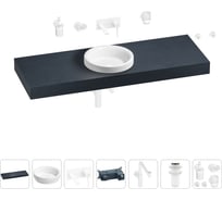 Комплект мебели для ванной комнаты Wellsee Genuine Tree с раковиной 201016030