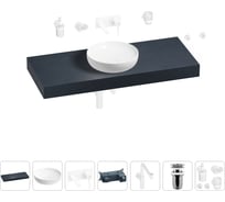 Комплект мебели для ванной комнаты с раковиной Wellsee Genuine Tree 201016390