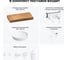 Комплект мебели для ванной комнаты Wellsee Genuine Tree с раковиной 201016290 8
