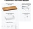 Комплект мебели для ванной комнаты с раковиной Wellsee Genuine Tree 201017055 8