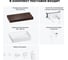 Комплект мебели для ванной комнаты с раковиной Wellsee Genuine Tree 201017390 8