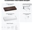 Комплект мебели для ванной комнаты с раковиной Wellsee Genuine Tree 201017750 8