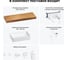 Комплект мебели для ванной комнаты с раковиной Wellsee Genuine Tree 201017145 8