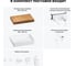Комплект мебели для ванной комнаты с раковиной Wellsee Genuine Tree 201017250 8