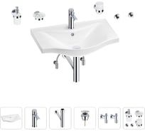 Раковина для ванной Wellsee Bisou в наборе 9 в 1 201007326