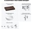 Комплект мебели для ванной комнаты с раковиной Wellsee Genuine Tree 201015701 8