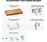 Комплект мебели для ванной комнаты Wellsee Genuine Tree с раковиной 201015321 8