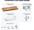 Комплект мебели для ванной комнаты с раковиной Wellsee Genuine Tree 201014421 8