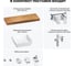 Комплект мебели для ванной комнаты Wellsee Genuine Tree с раковиной 201015561 8