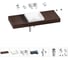 Комплект мебели для ванной комнаты Wellsee Genuine Tree с раковиной 201015461 1