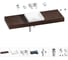 Комплект мебели для ванной комнаты Wellsee Genuine Tree с раковиной 201015581 1