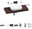 Комплект мебели для ванной комнаты с раковиной Wellsee Genuine Tree 201014322 1