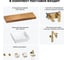 Комплект мебели для ванной комнаты Wellsee Genuine Tree с раковиной 201015563 8