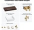 Комплект мебели для ванной комнаты Wellsee Genuine Tree с раковиной 201015343 8