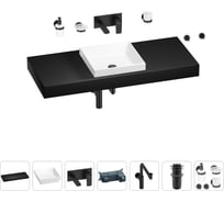 Комплект мебели для ванной комнаты Wellsee Genuine Tree с раковиной 201015502