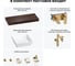 Комплект мебели для ванной комнаты Wellsee Genuine Tree с раковиной 201015463 8