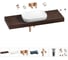 Комплект мебели для ванной комнаты с раковиной Wellsee Genuine Tree 201014444 1