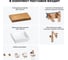 Комплект мебели для ванной комнаты Wellsee Genuine Tree с раковиной 201015204 8