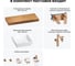 Комплект мебели для ванной комнаты Wellsee Genuine Tree с раковиной 201015444 8