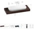Комплект мебели для ванной комнаты с раковиной Wellsee Genuine Tree 201014565 1