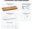 Комплект мебели для ванной комнаты с раковиной Wellsee Genuine Tree 201014665 8
