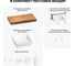 Комплект мебели для ванной комнаты Wellsee Genuine Tree с раковиной 201015325 8