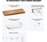 Комплект мебели для ванной комнаты с раковиной Wellsee Genuine Tree 201014425 8
