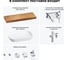 Комплект мебели для ванной комнаты с раковиной Wellsee Genuine Tree 201014426 8