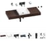 Комплект мебели для ванной комнаты Wellsee Genuine Tree с раковиной 201015467 1