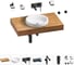 Комплект мебели для ванной комнаты Wellsee Genuine Tree с раковиной 201015687 1