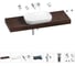 Комплект мебели для ванной комнаты с раковиной Wellsee Genuine Tree 201014446 1